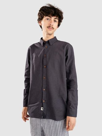 Anerkjendt Akleif Cot/Linen Hemd grau