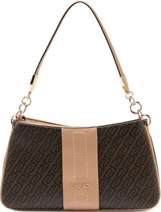 Liu Jo Borsa a spalla con monogramma - Marrone