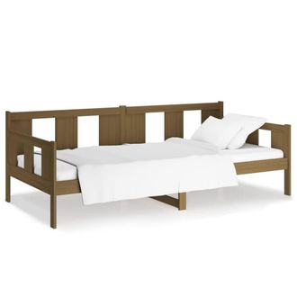 Berkfield Home Day Bed Honey Brown Solid Wood Pine 90x190 cm