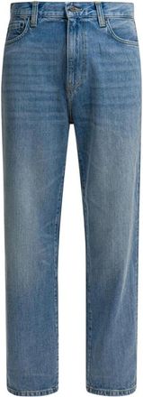 Carhartt Work in Progress Aaron Pant - Heren - Regular Fit Jeans - Blauw - W32 - Katoen - Jeans