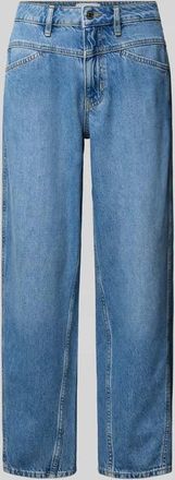 Comma Barrel Fit Jeans mit Eingrifftaschen in Blau, Gr&ouml;&szlig;e 34