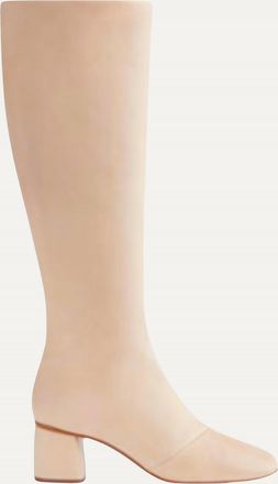 Forte_Forte Womens High Leather Boots In Cashmere