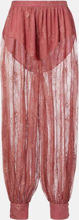 Bananhot Kendall sheer lace balloon pants