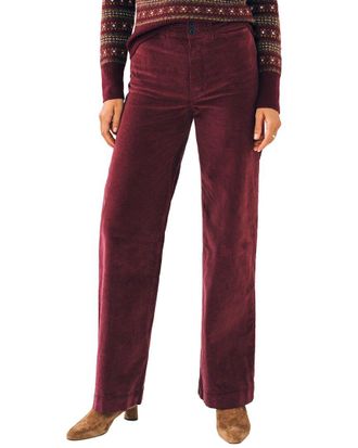 Faherty Stretch Cord Wide Leg Pant