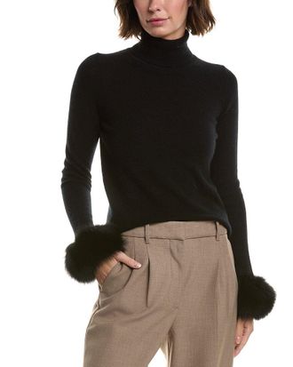Sofiacashmere Sofiacashmere Turtleneck Cashmere Sweater