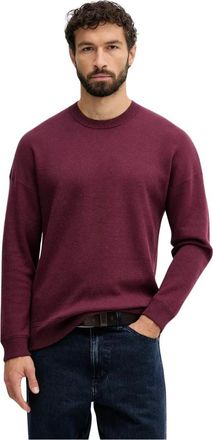 Benetton Trui met ronde hals - Heren - Truien - Bruin - Maat: 2XL Katoen