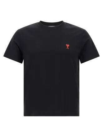 Ami Ami De Coeur T Shirt Nero-Donna