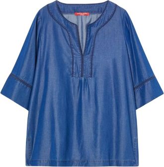 Marina Rinaldi Donna, Camicette, Blu, 5Xl, new