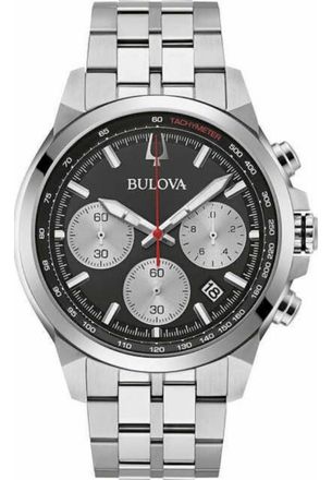 Bulova 96B392 Mens Classic Watch - Silver - One Size