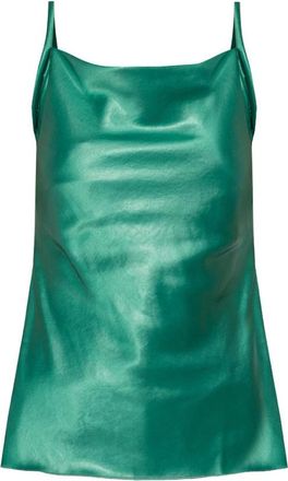 Nanushka Goed tanktop - Dames - Tops zonder mouwen - Groen - L - Polyester - Tops