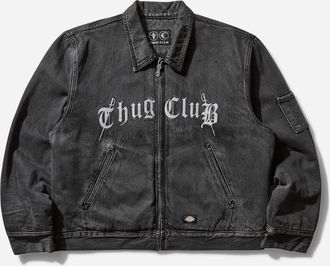 Thug Club Men s Dickies Eisenhower Jacket Black