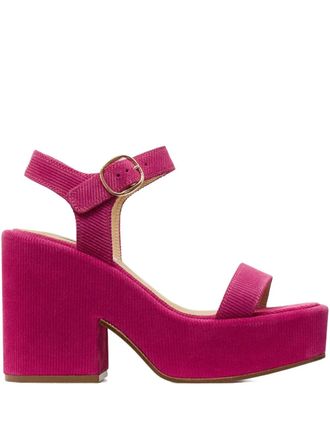 Gabriela Hearst 110mm Iman platform sandals - Pink