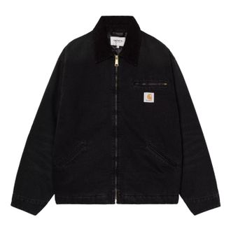 Carhartt Work in Progress OG Detroit Jacket Black Stone Canvas I035614-00E-4O