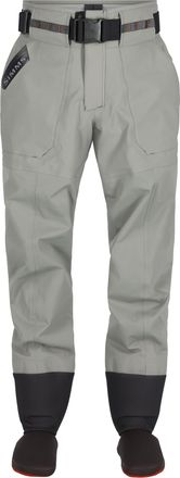 Simms Mens Freestone Stockingfoot Fishing Wading Pants - Waterproof, Lightweight and Breathable Warm Weather Fishing Pants, Smoke, Medium 9-11 Foot