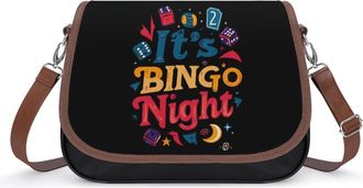 Generic Its Bingo Night Fashion Womens Crossbody Bags Novelty Handbag Shoulder Bag Purse