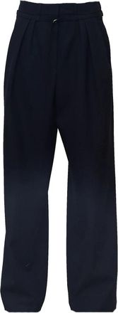 Dries Van Noten Wijde broek - Dames - Wijde Broeken - Zwart - 2XS - Broeken