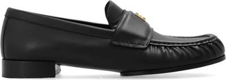 Givenchy Leren loafers - Dames - Loafers - Zwart - 38 1/2 EU - Leer - Schoenen