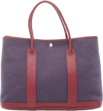 Herm&egrave;s Pre-owned Hermes Toile Criss Cross Garden Party 36 Ladies 1FB4Q2PNDHP2I8TQ