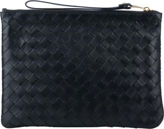 Bottega Veneta Tassen, Dames, Zwart, ONE Size, Stijlvolle Clutch Tas voor Vrouwen