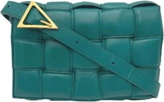 Bottega Veneta Pre-owned Cross Body Bags, female, Blue, Size: ONE SIZE Pre-owned Vintage Crossbody Bag