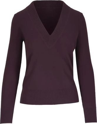 Veronica Beard Maglione con scollo a V - Viola