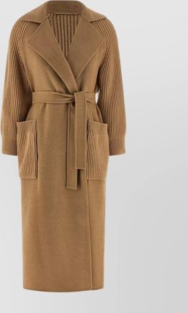Max Mara camel wool single breasted coat