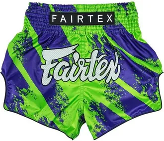 OEM Pantalones Cortos Fairtex Muay Thai Bs1928 Azul/verde Talla M