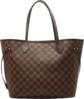 Louis Vuitton Brown Pvc Leather Tote Bag (Pre-Owned)
