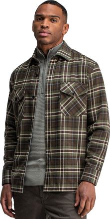 Butcher of Blue overshirt print forest green