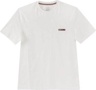 Paul Smith T-Shirt Logo Multiriga - Heren - T-shirts - Wit - M - Katoen - Tops