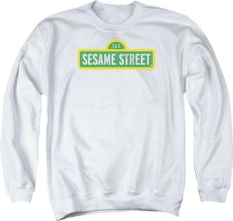 Gildan Sesame Street Logo Adult Crewneck Sweatshirt
