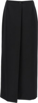 Givenchy Black Long skirt back slit