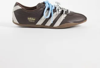 adidas Originals Tokyo - Sneakers marroni con doppio allacciatura-Marrone