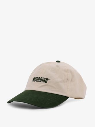 Woodbird Mens Baseball Hat Core Twill Cotton White