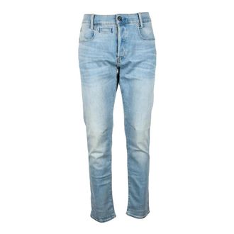 G-Star Jeans, Heren, Blauw, W33, Denim, Denim Jeans met Elastaanmix