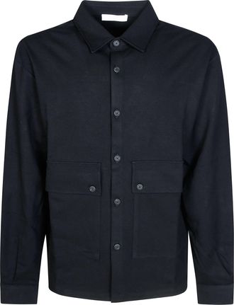 WOC Black Stanley Flap Pocket Wool Jacket