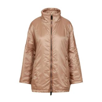 Max Mara Jassen, Dames, Geel, 2Xs, Leer, MAX Mara THE Cube Coats