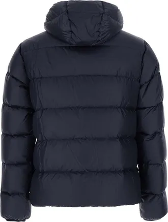Aspesi Mens Puffer Jacket Blue Tech Fabric Polyester Padded & Down