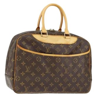 Louis Vuitton Pre-owned Handbags, female, Brown, Size: ONE SIZE Pre-owned Canvas Handbag