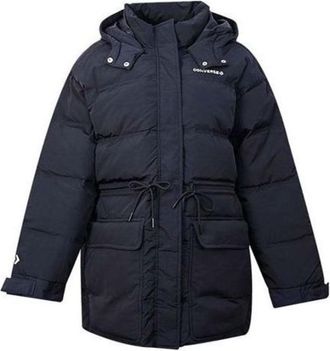 Converse (WMNS) Converse Mid Down Jacket Asia Sizing Black 10021994-A01