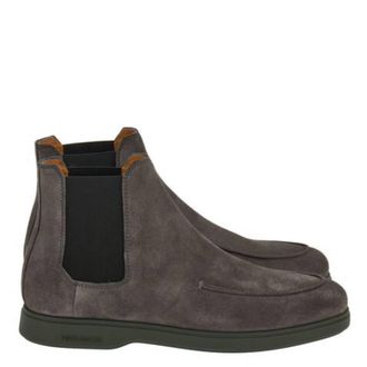 Ferragamo Francisco Suede Chelsea Boots, Size 9 E