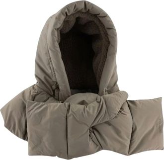 Bomboogie Ww9934 Tmst Hooded Padded Scarf - Dames - Accessoires - Beige - Maat: ONE Size Poliester