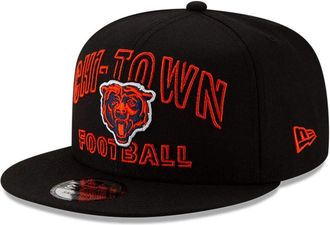 New Era NFL Chicago Bears 2020 Draft Alternative 9Fifty Snapback Cap - Black - Black - One size