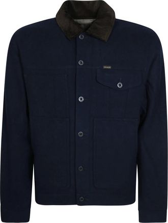 Filson Spokane Insulated Short Cruiser Jacket - Heren - Zomerjassen - Blauw - S - Wol - Jassen