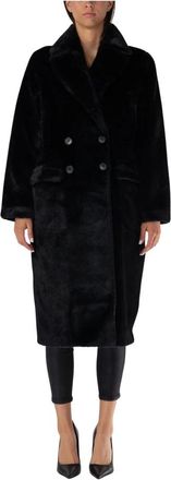 Betta Corradi Jassen, Dames, Zwart, M, Dubbelbreasted jas ORS