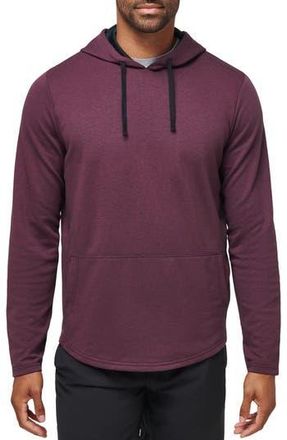 Travis Mathew Upgraded Tech Hoodie in Heather Mauve Wine at Nordstrom Rack, Size Xxx-Large
