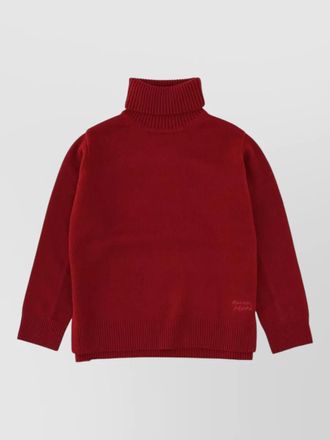 Maison Kitsun&eacute; turtleneck sweater ribbed cuffs and hem