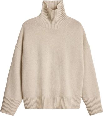 SOEUR William Roll Neck Sweater - Dames - Coltruien - Beige - S - Wol - Truien & Vesten