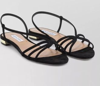 Aquazzura talk to me strap sandals gold detail