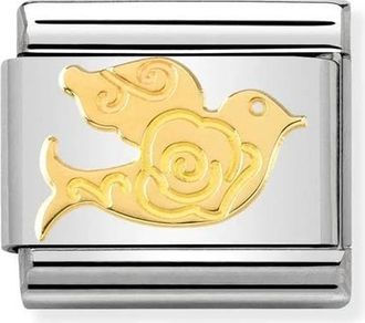 Nomination Unisex Holiday Links Bracelet In Gold Dove
